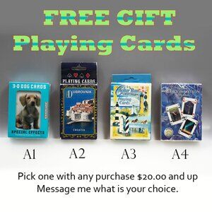 Free Gift with any purchase $20.00 and up.